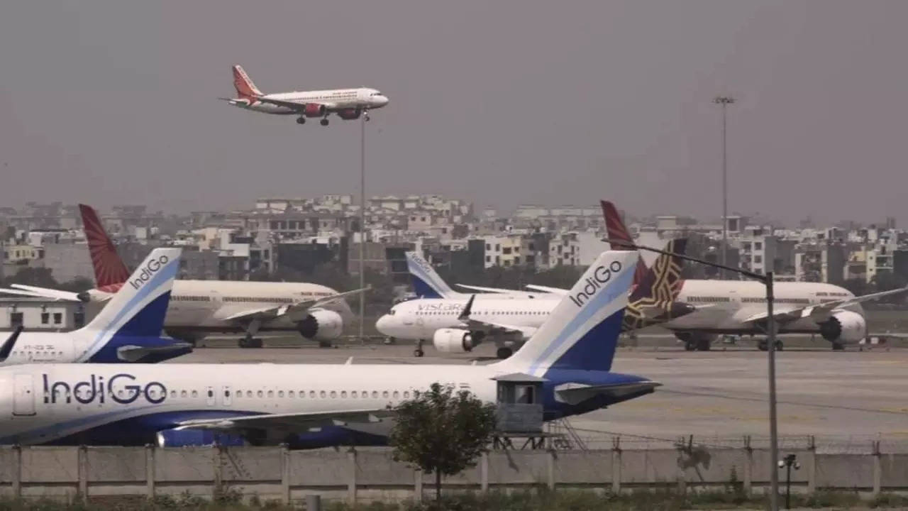 Delhi Airport protest