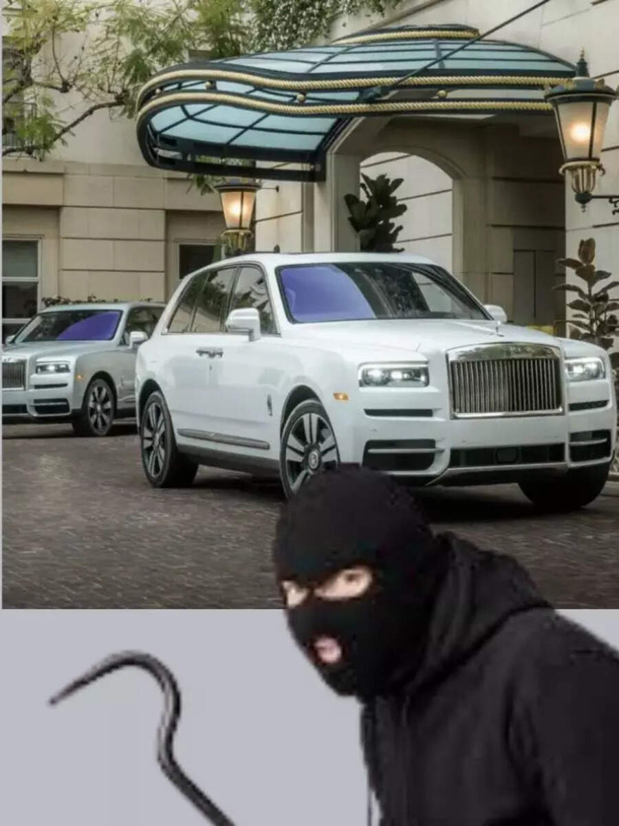 rolls royce stolen using antenna key hack by thief Times Now Navbharat