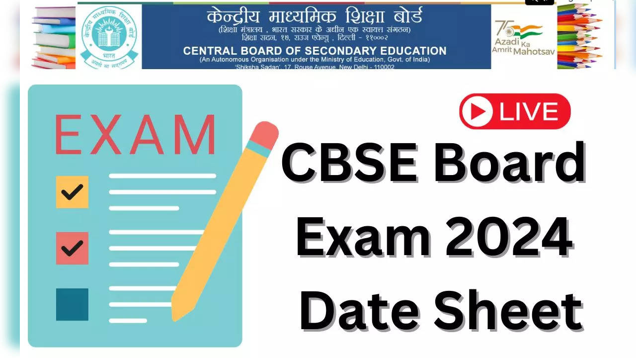 CBSE Date Sheet 2024