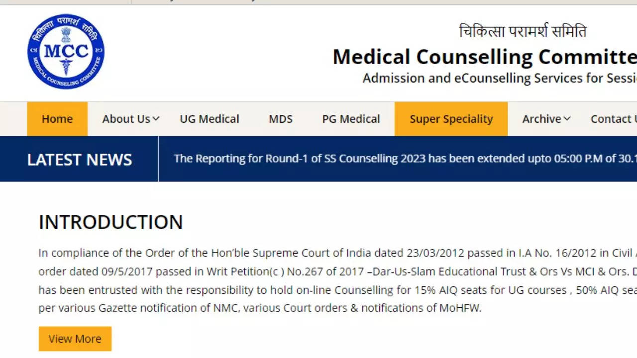 NEET SS Counselling Schedule 2023, NEET SS Counselling Registration 2023