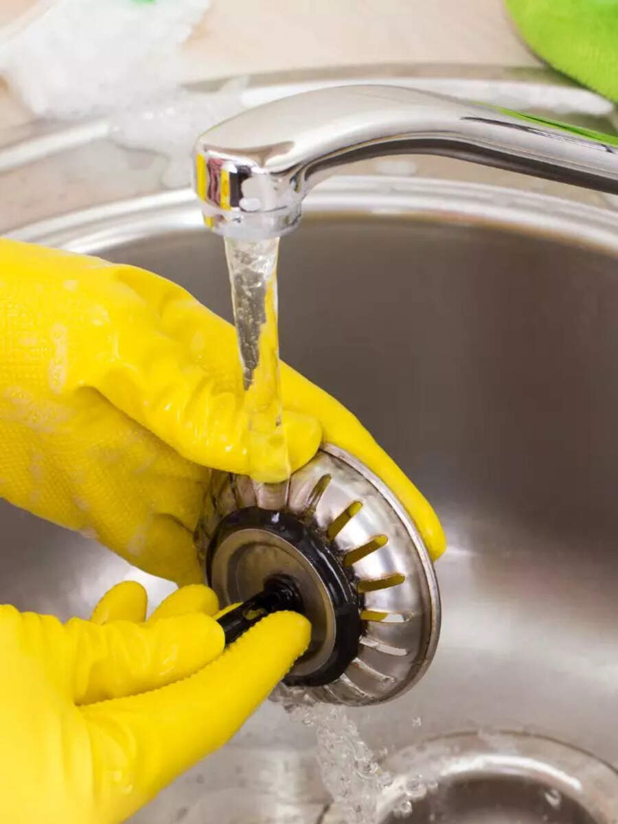 How To Unclog Kitchen Sink Clean Blocked Kitchen Sink Drain Cleaning