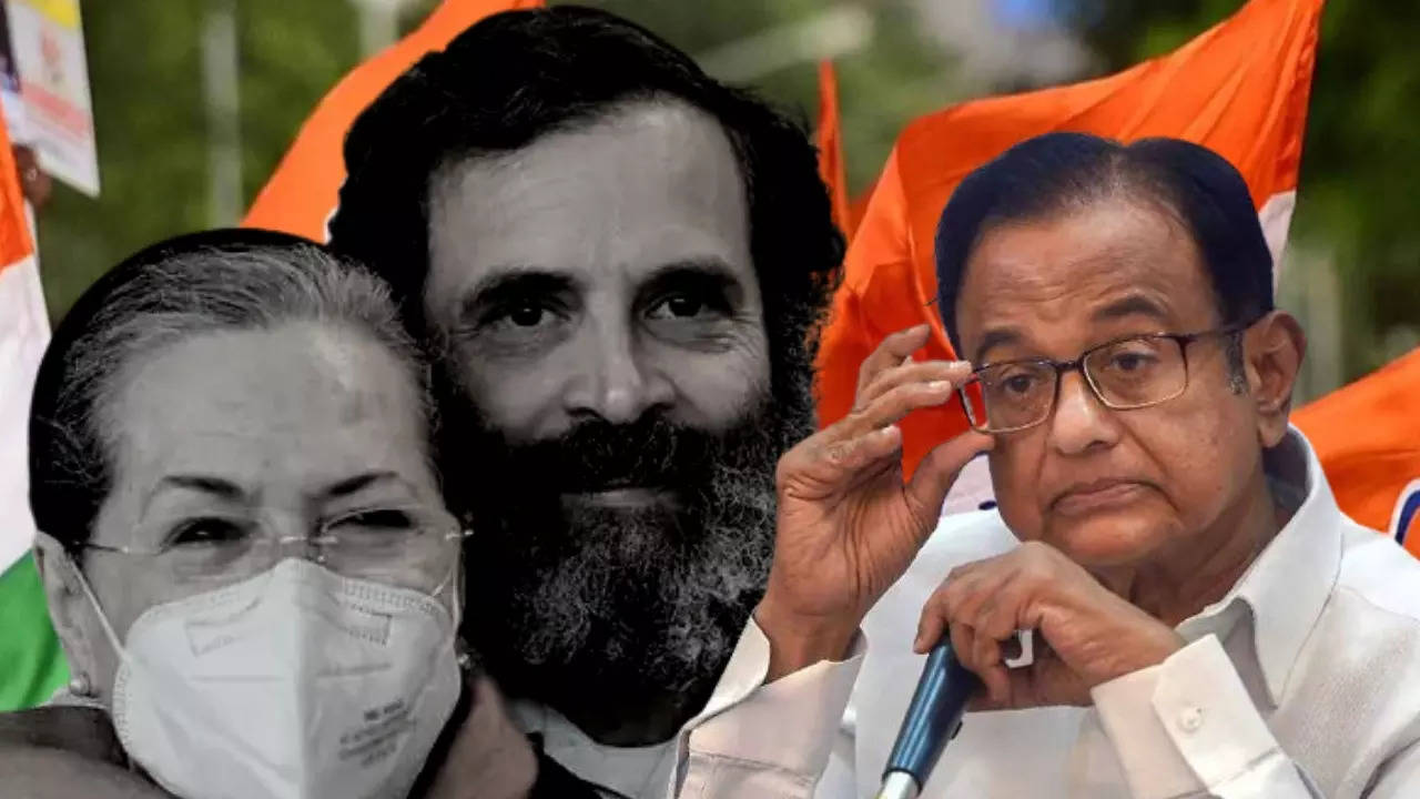 P Chidambaram Slams Congress