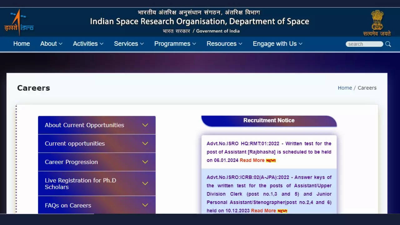 ISRO Answer Key 2023