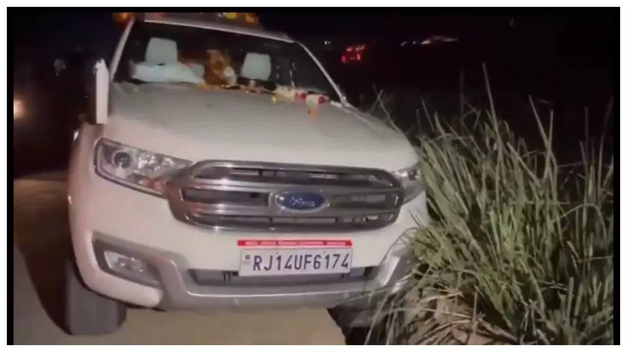 rajasthan cm bhajanlal sharma car accident