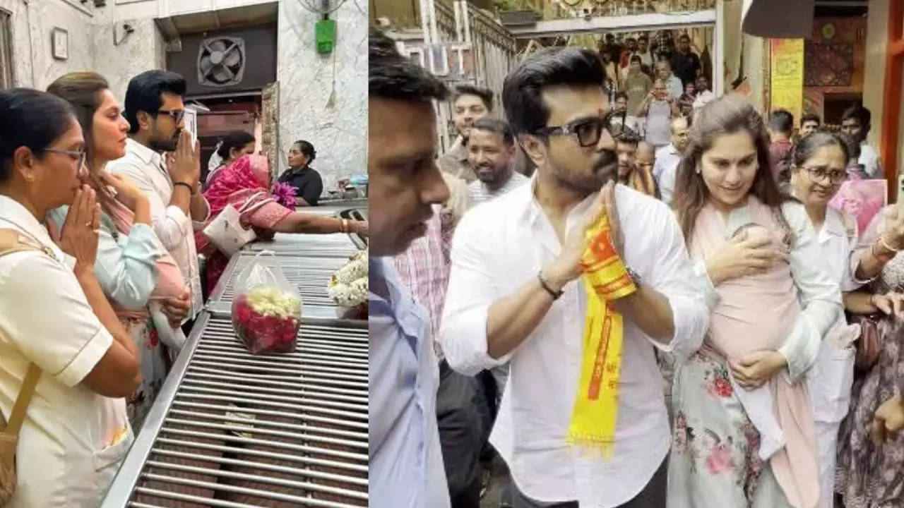 Ram Charan at Mahalakhmi Temple