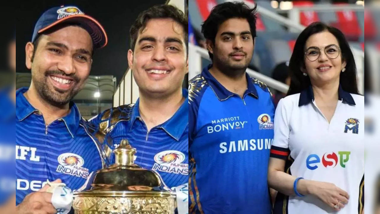 Akash Ambani, Rohit Sharma, Mumbai Indians