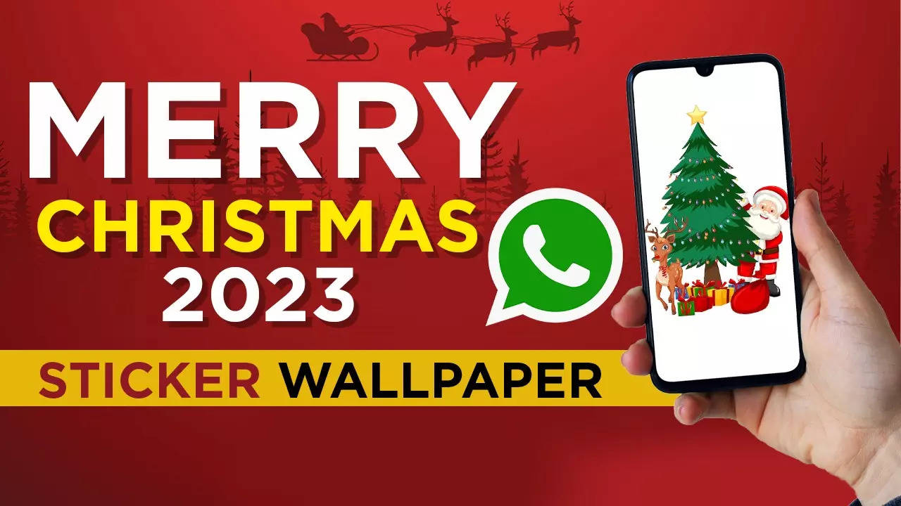 Merry Christmas 2023 Stickers Wallpapers: व्हाट्सएप-इंस्टाग्राम और स्नैपचैट के लिए सबसे बढ़िया क्रिसमस 2023 स्टिकर-वॉलपेपर, ऐसे करें डाउनलोड