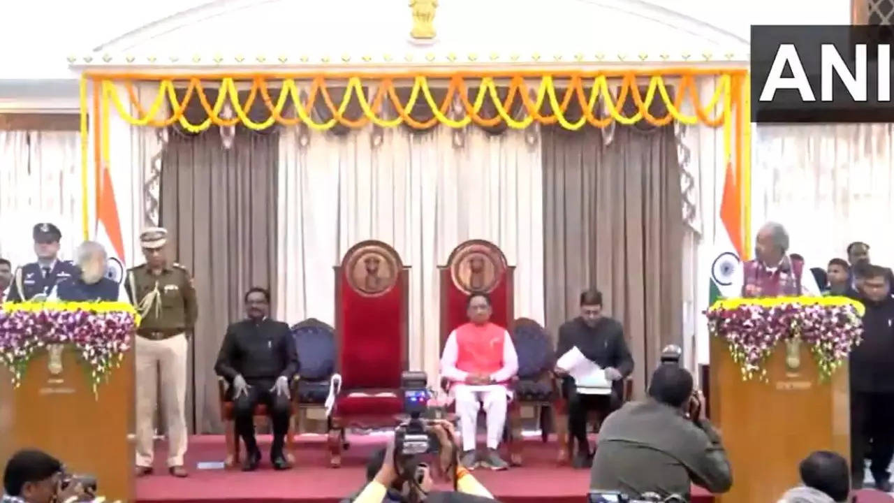 Chhattisgarh Cabinet Expansion Bjp Mlas Take Oath As Cabinet Ministers In Raipur See Full List 8604