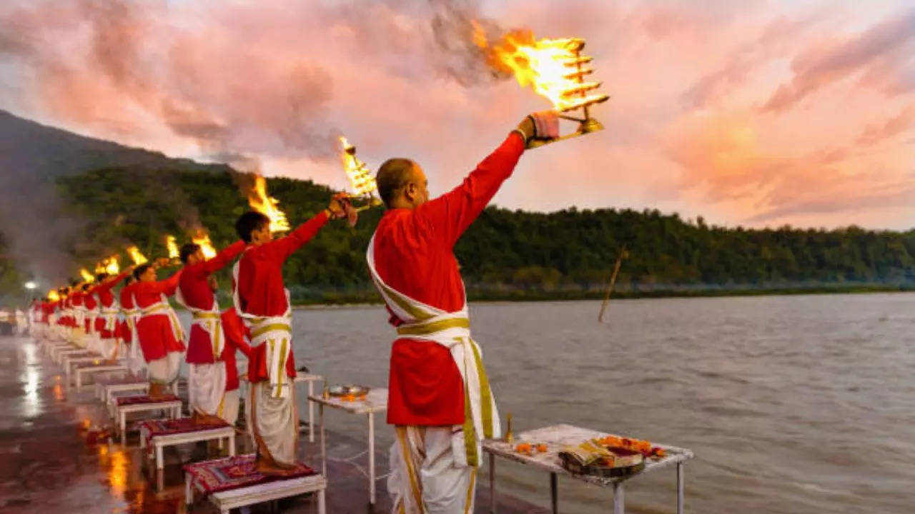 Famous Ganga Aarti