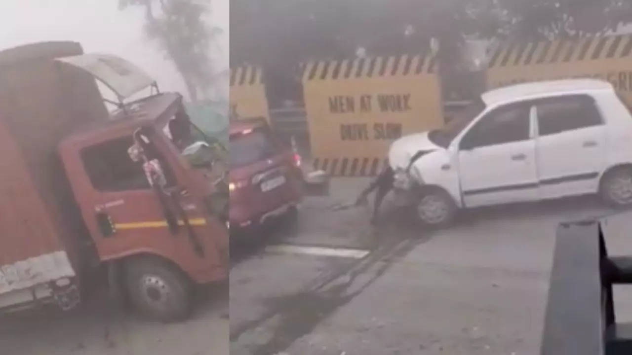 Accident in Yamuna Expressway