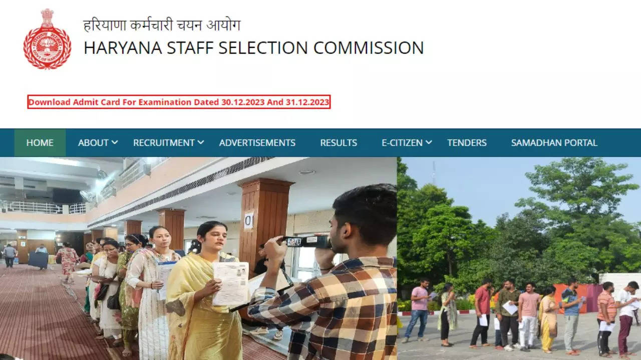 HSSC Group D Admit Card 2023