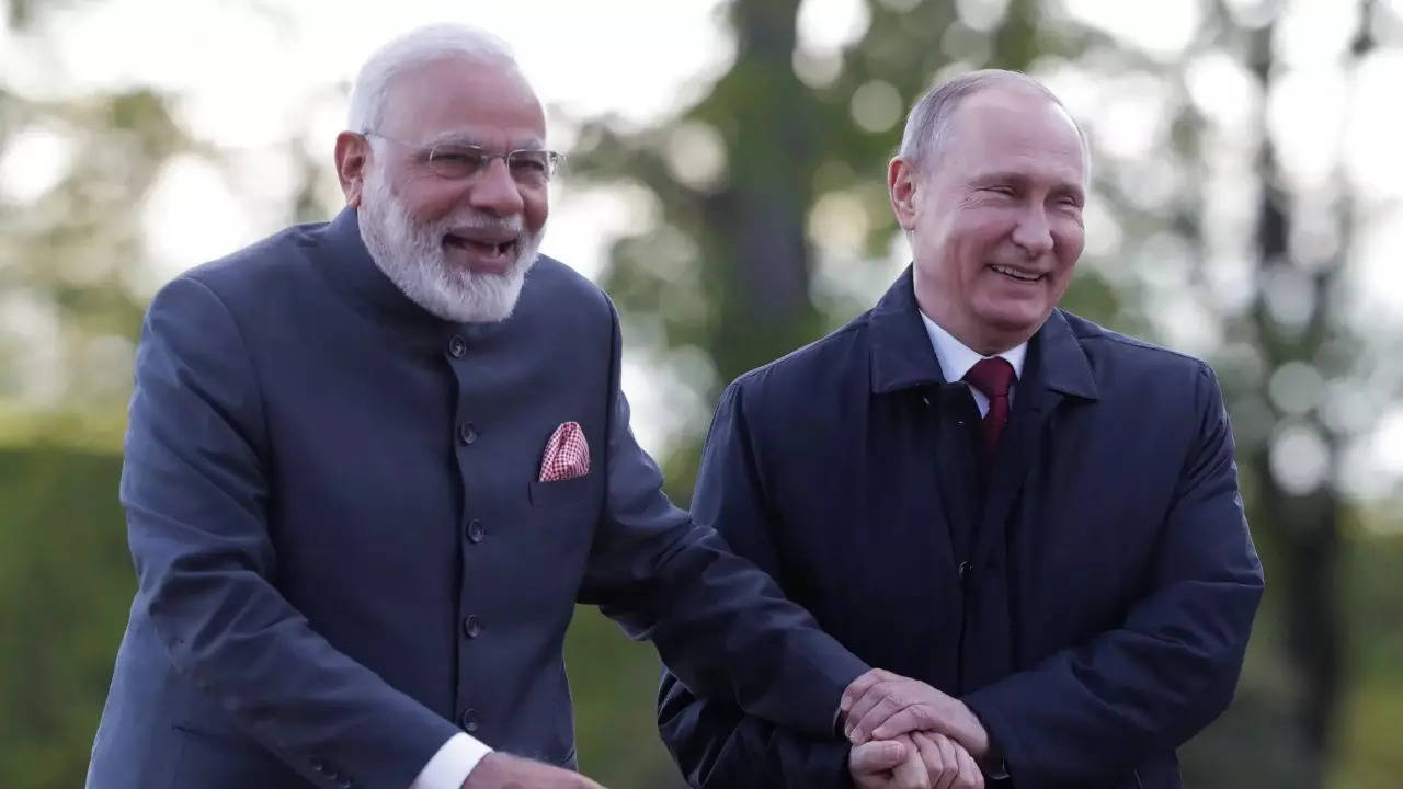 PM Modi With Putin