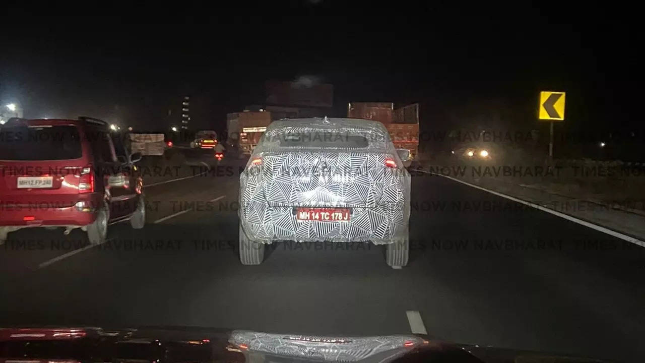 Tata Curvv EV Spotted Testing In India