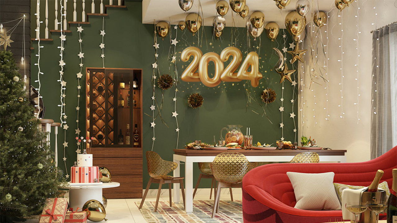 New year decoration ideas, new year decoration for home, happy new year home decor (1)