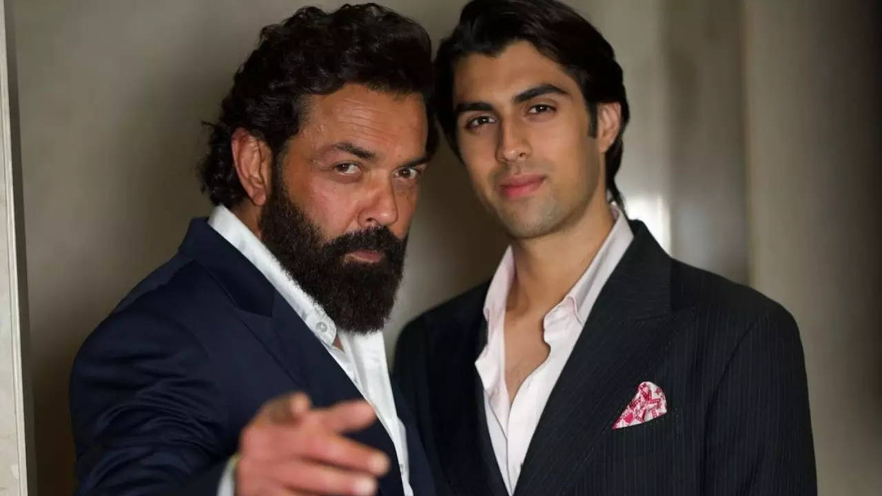 Bobby Deol With Son Aryaman