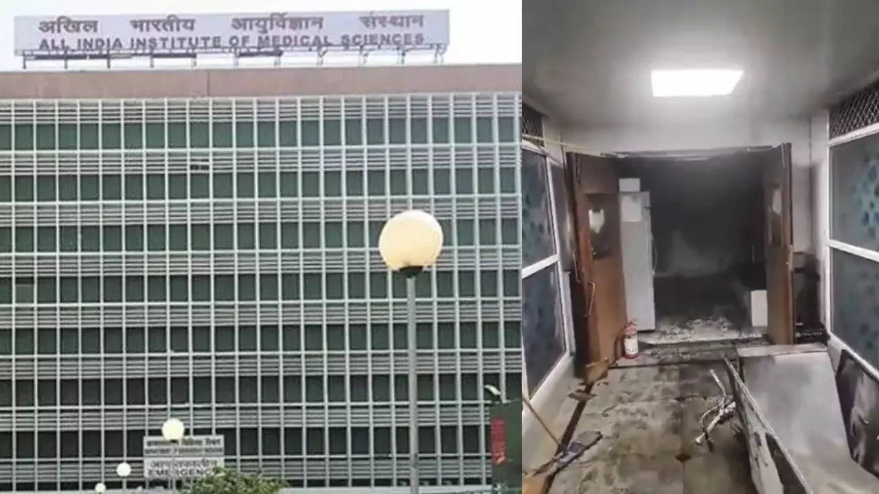 Fire Broke Out in AIIMS Director Office in Teaching Block in Delhi