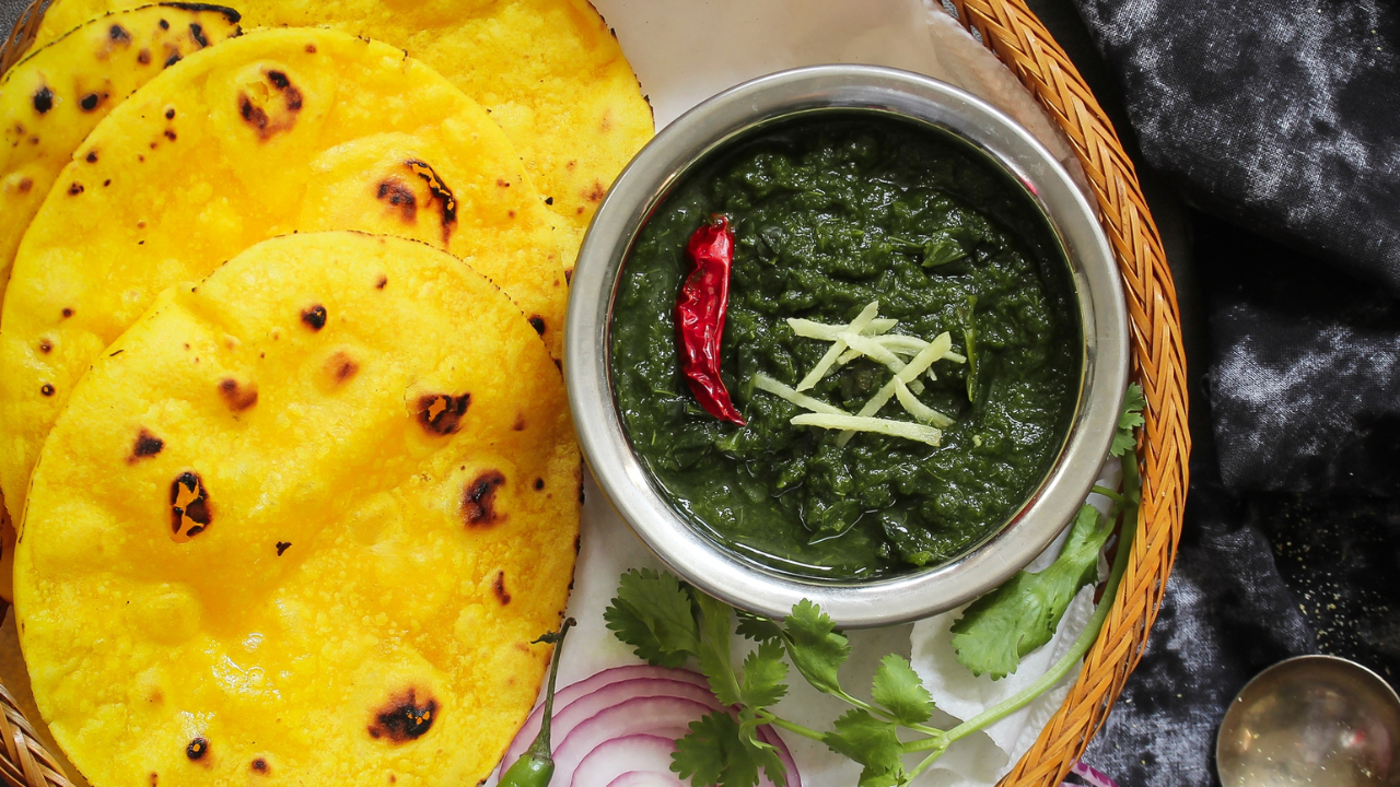 Lohri recipe, lohri 2023, sarso ka saag recipe, makke ki roti kaise banaye