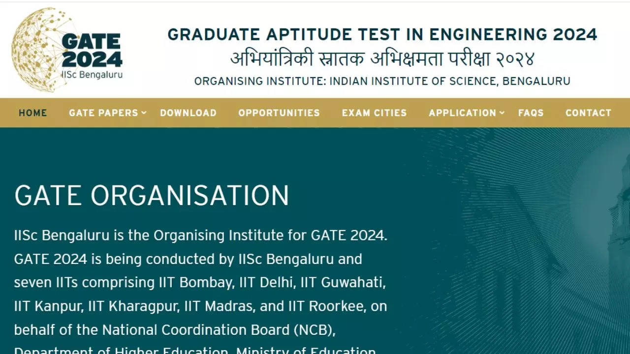 GATE Admit Card 2024 Released