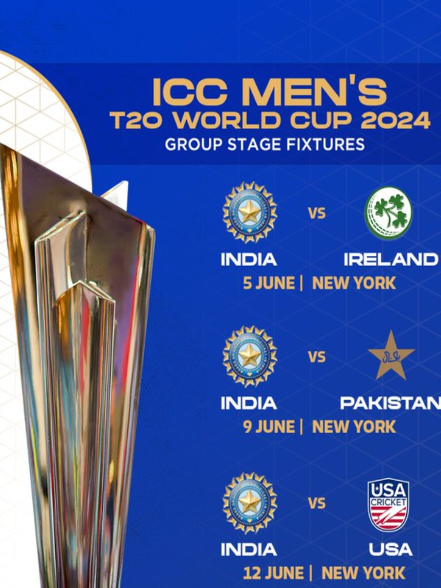 Team India T20 World Cup Schedule 2024 Highlights T20 वर्ल्ड कप 2024