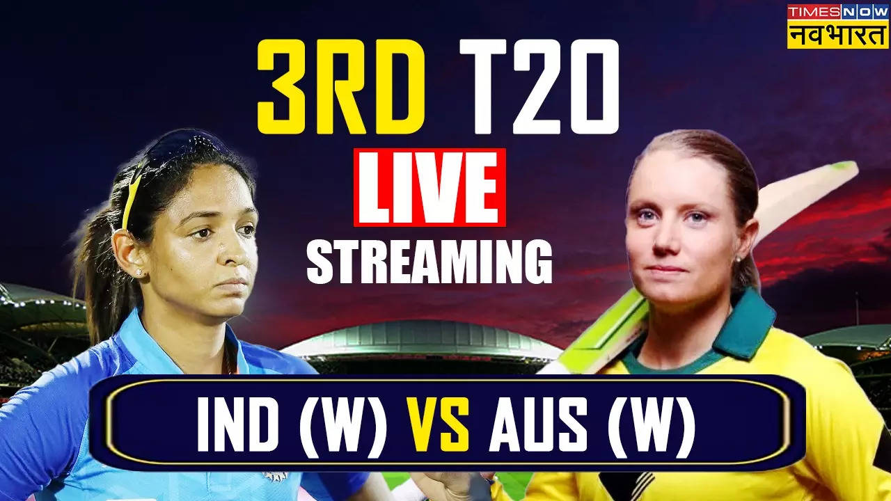 India Womens vs Australia Womens, 3rd T20 Match Live Score Streaming