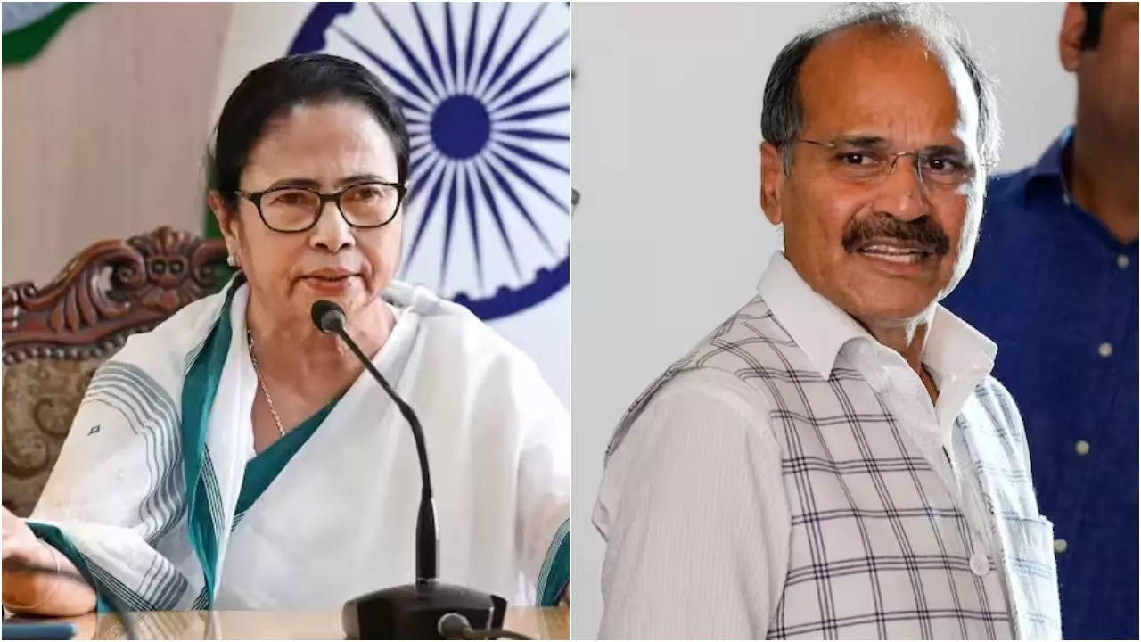 Mamata Banerjee-Adhir Ranjan Chowdhury