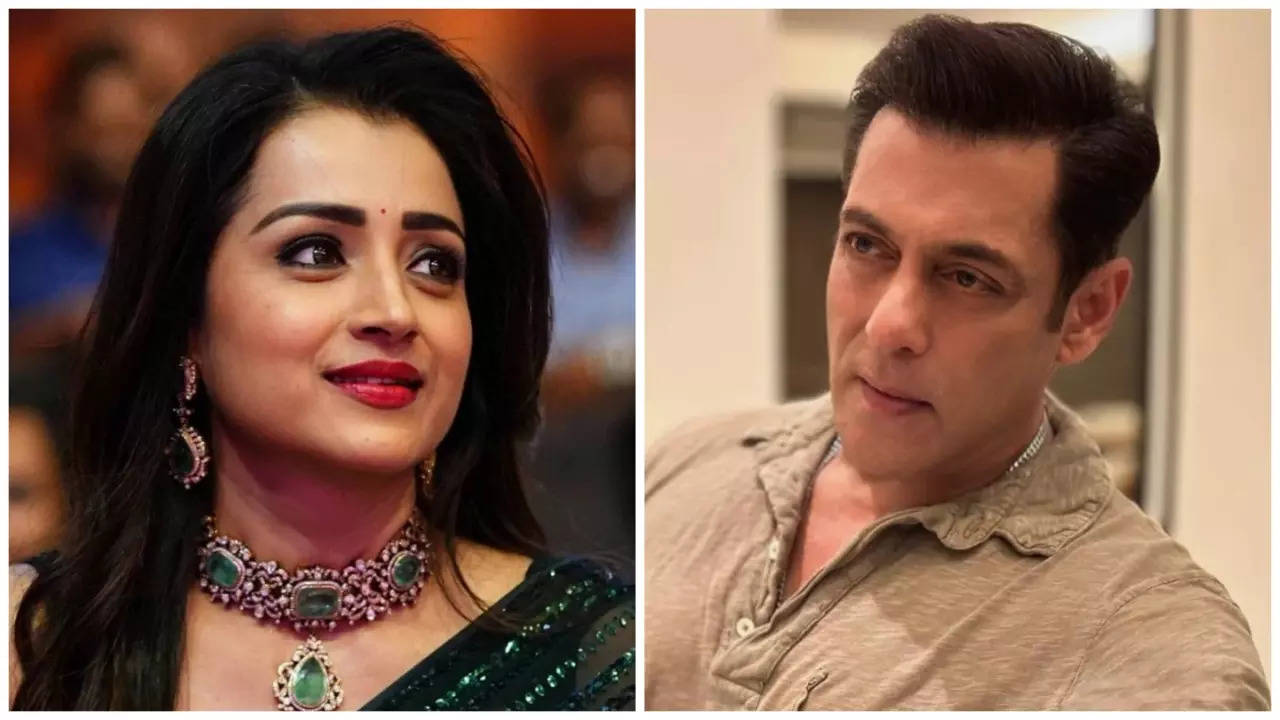 Trisha and Salman Khan