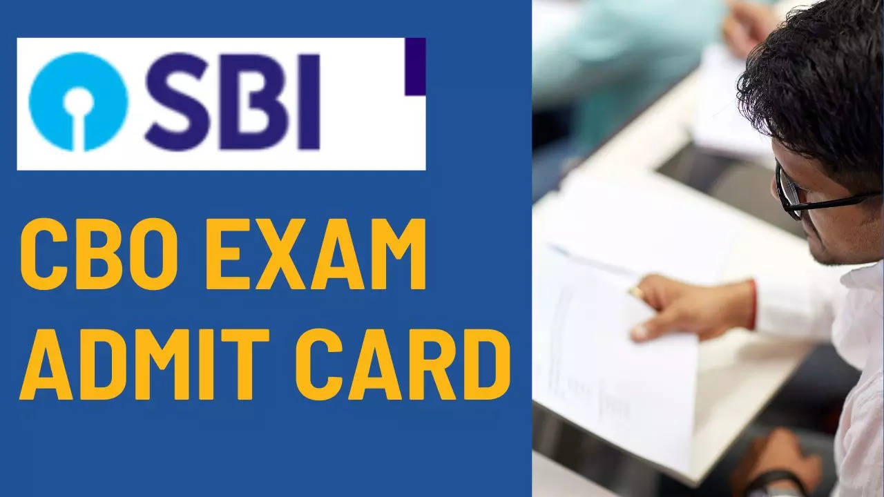 SBI CBO Admit Card