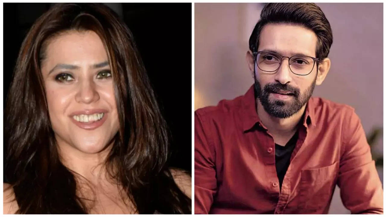 Ektaa Kapoor and Vikrant Massey