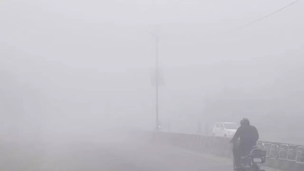 Delhi airport advisory issued for passengers 30 trains 150 flights are running late due to dense fog