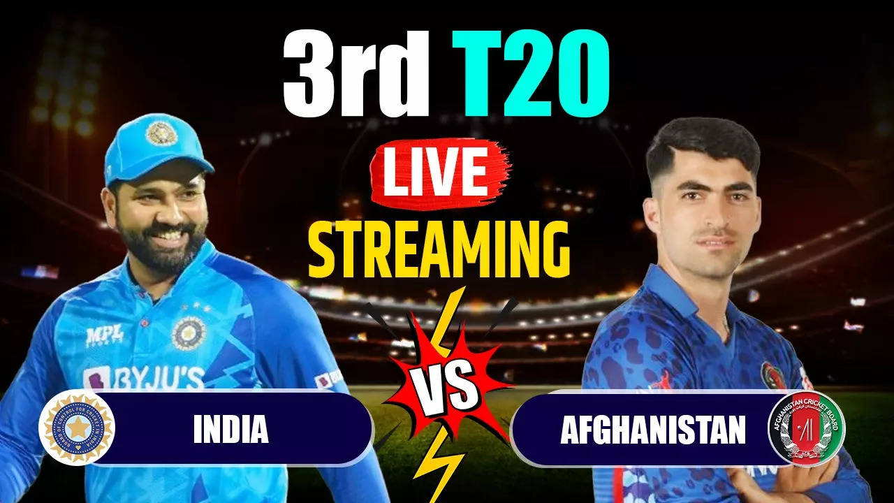 IND VS AFG 3rd T20 Live Streaming, India Vs Afghanistan Live Score