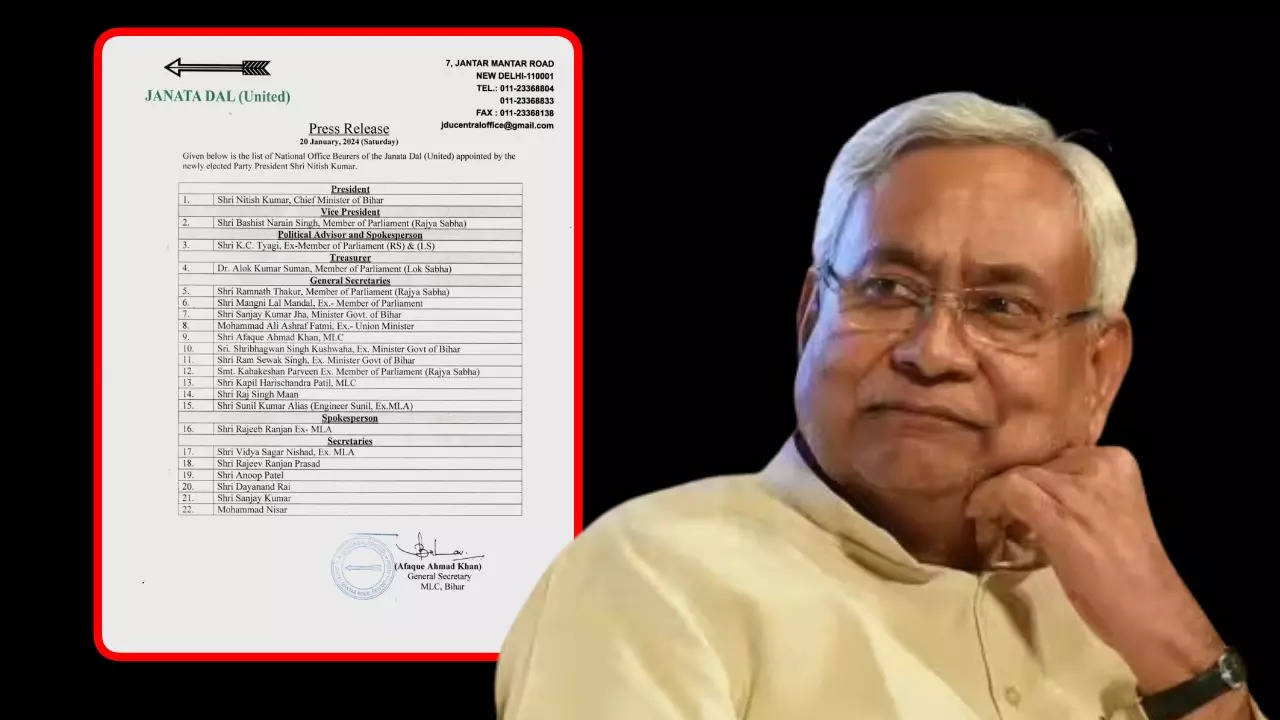 Nitish Kumar JDU Reshuffle