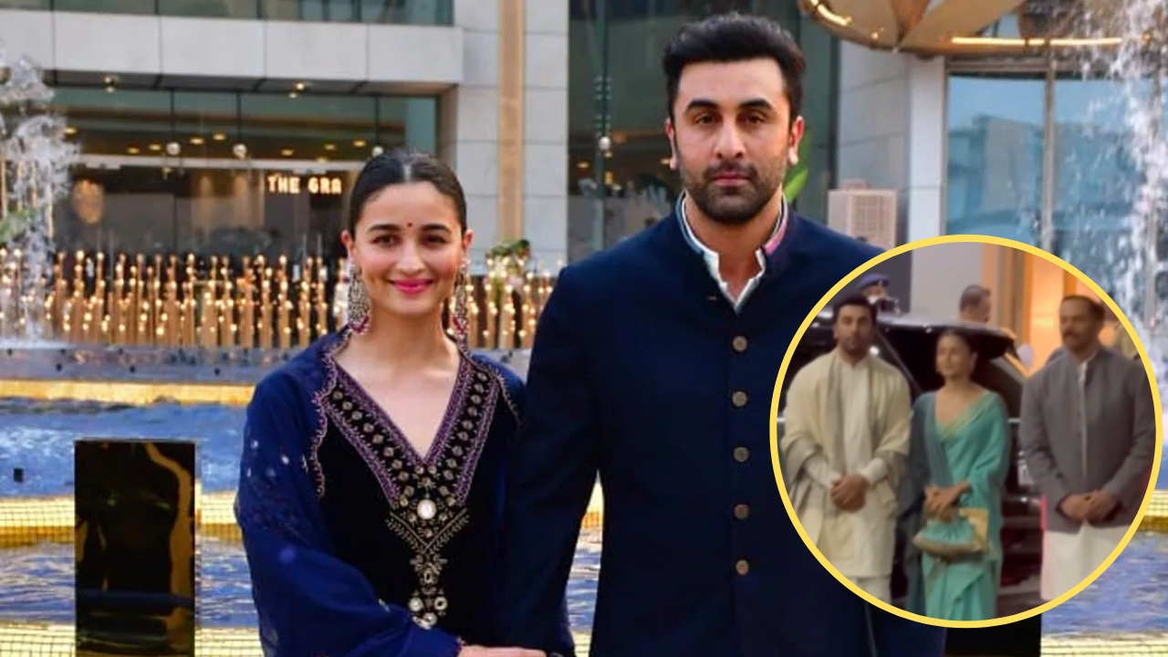 Ranbir Kapoor and Alia Bhatt Leaves for Ram Mandir Pran Pratishtha