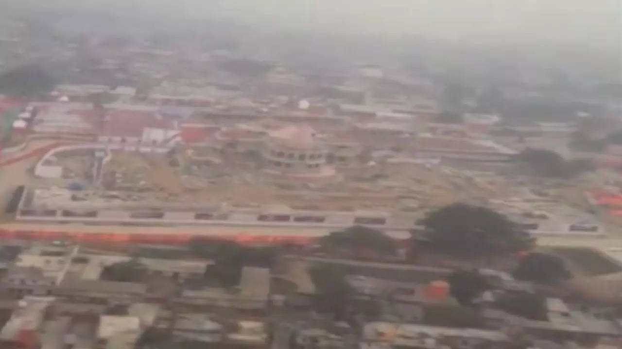 Ram Mandir Aerial view