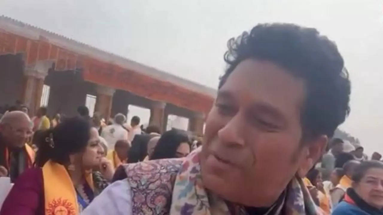 Sachin Tendulkar In Ayodhya