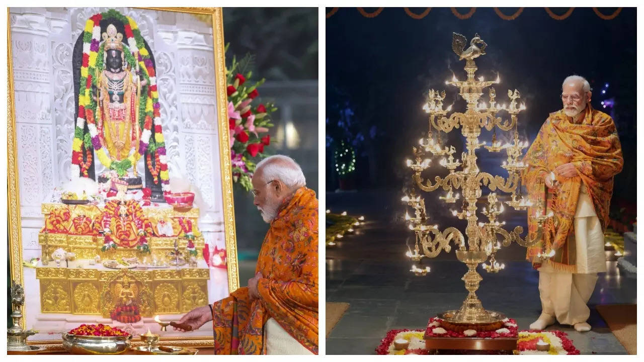 PM Modi lit Ram Jyoti