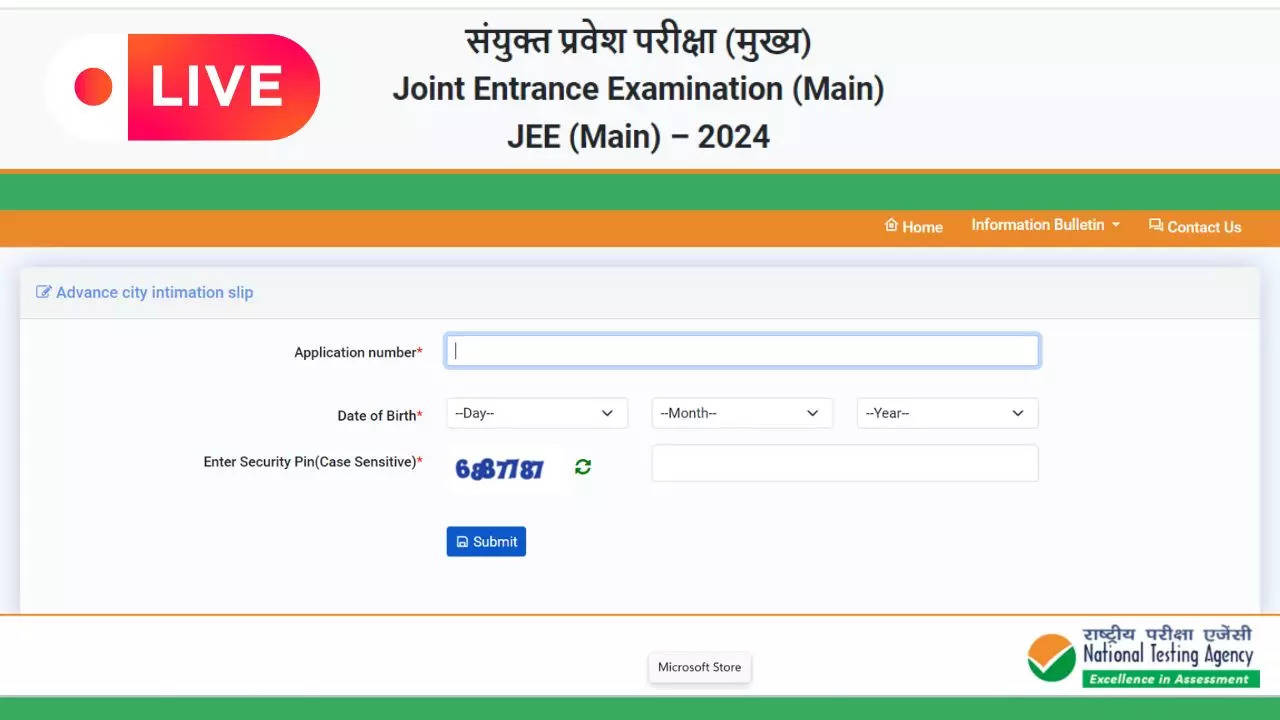 JEE Main 2024 Admit Card Date And Time Live Updates NTA JEE Mains Hall   107067683 