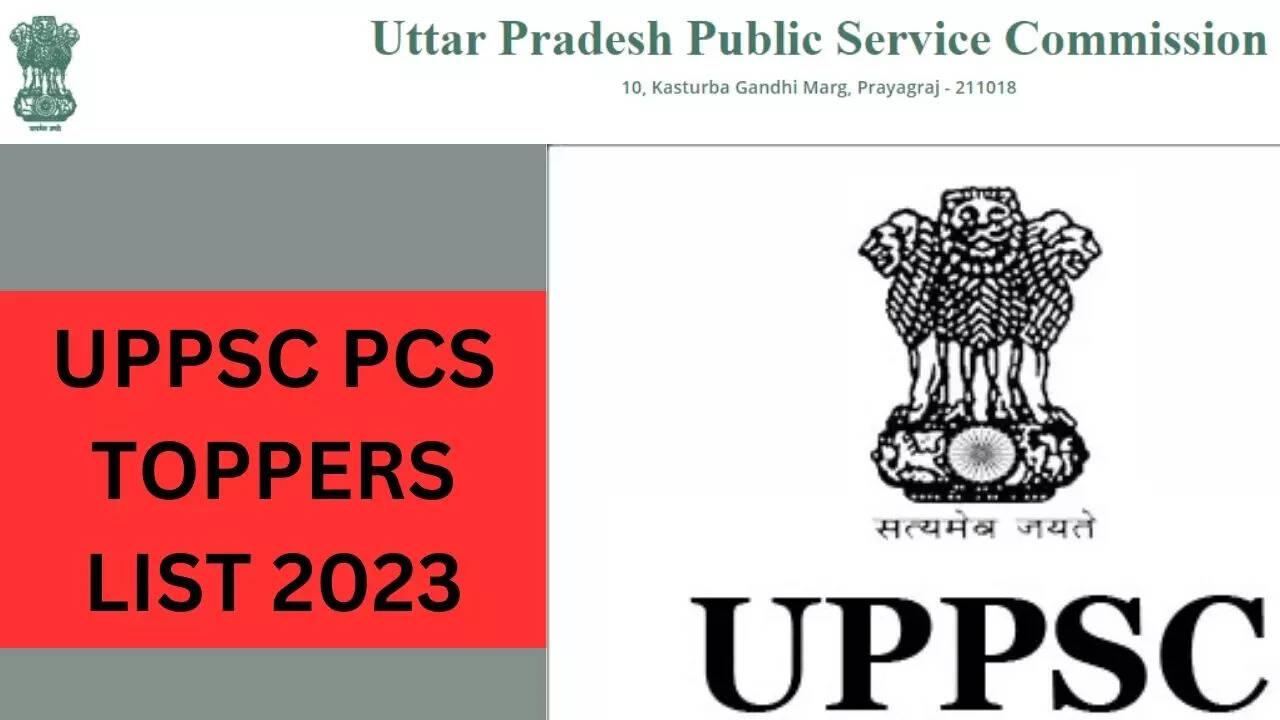 UP PCS Toppers List 2023, UPPSC PCS Toppers Marks, Marksheet