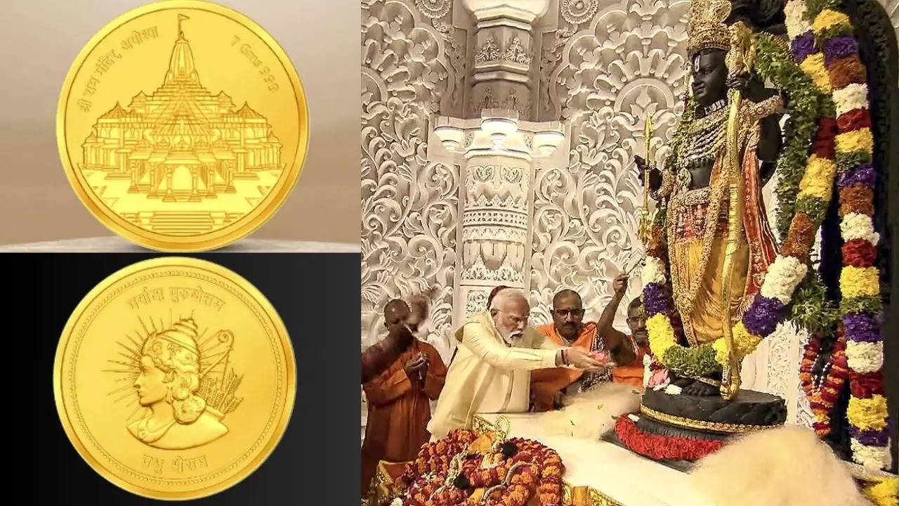 Ram Mandir Gold-Silver Coin