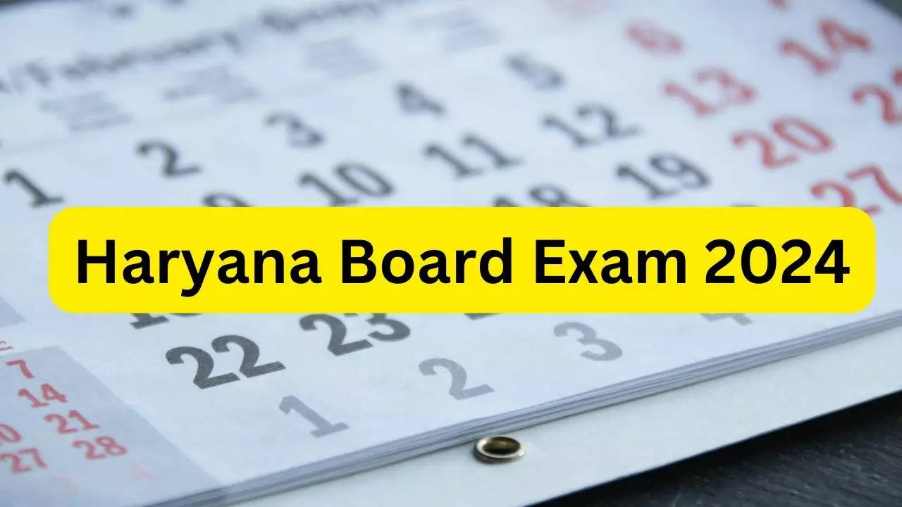 Haryana Board Exam 2024