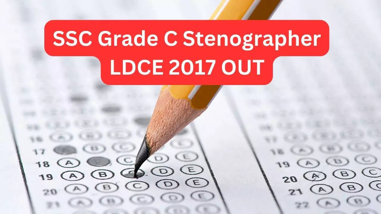 SSC Grade C Stenographer LDCE 2017