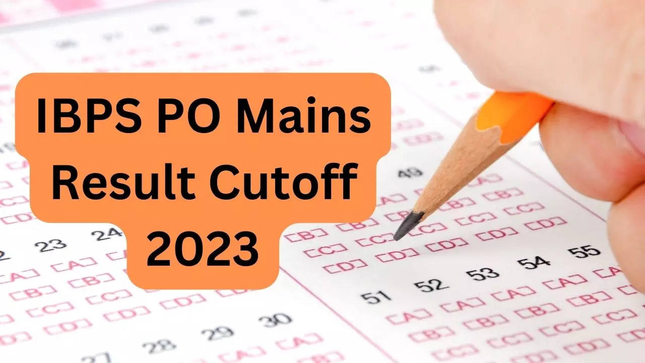 IBPS PO Mains Result Cutoff 2023