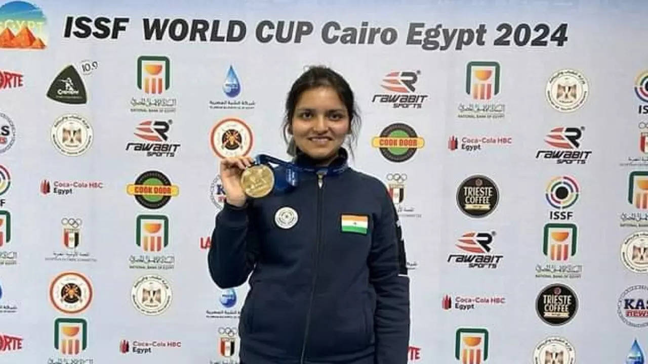 Sonam Maskar Wins Bronze Medal In ISSF Shooting World Cup At Cairo