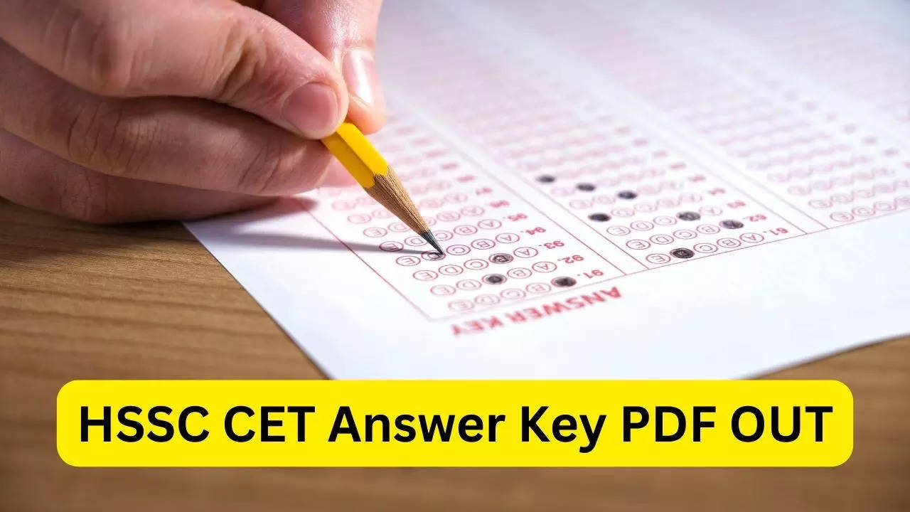 HSSC CET Answer Key PDF OUT