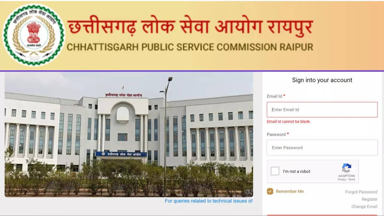 CGPSC State Service Admit Card 2024