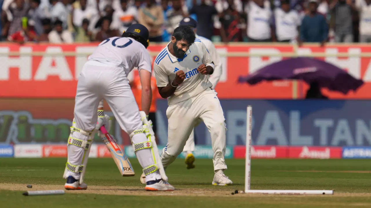 Jasprit Bumrah Ollie Pope