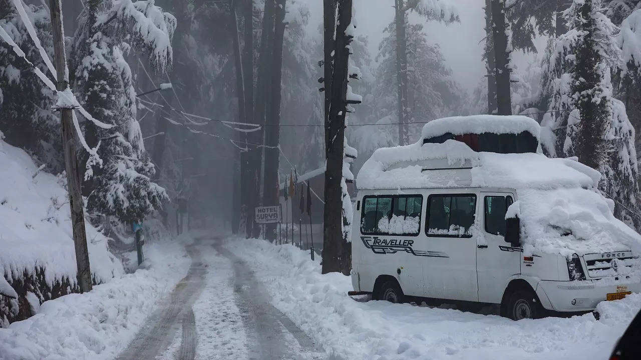 kashmir snow fall