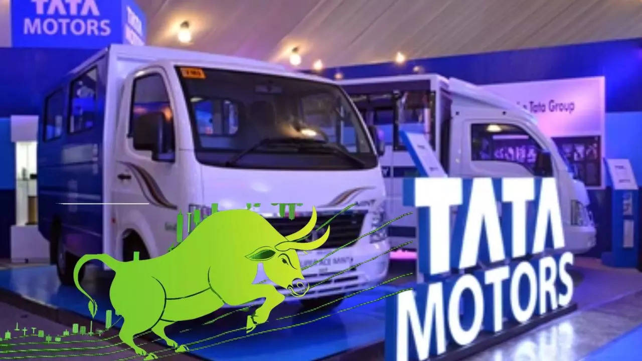 Tata Motors share price up