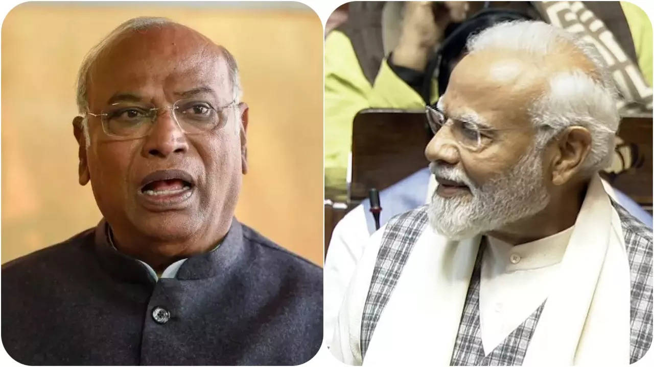 Mallikarjun Kharge-PM Modi