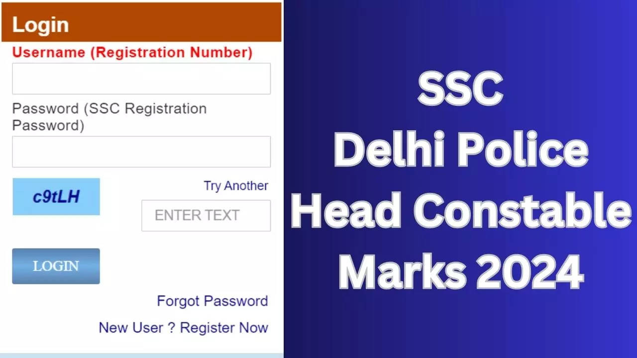 SSC Delhi Police Head Constable Marks 2024