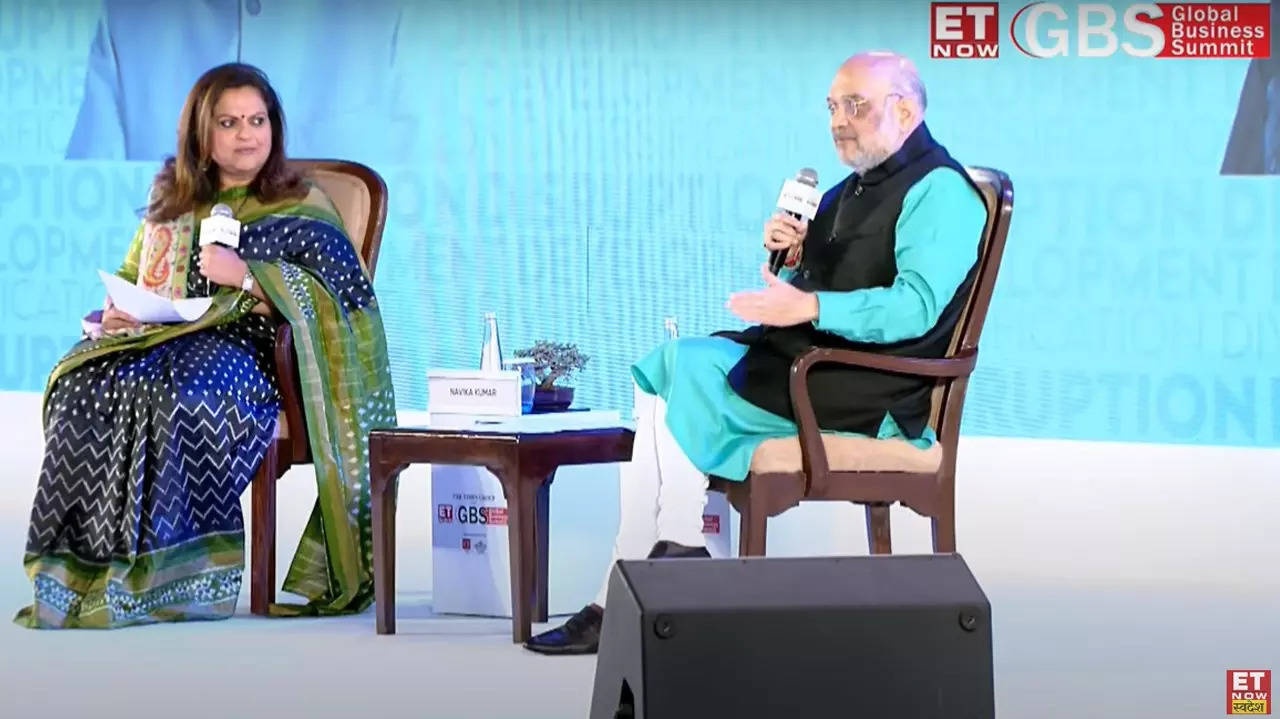 Amit Shah in ETNowGBS.